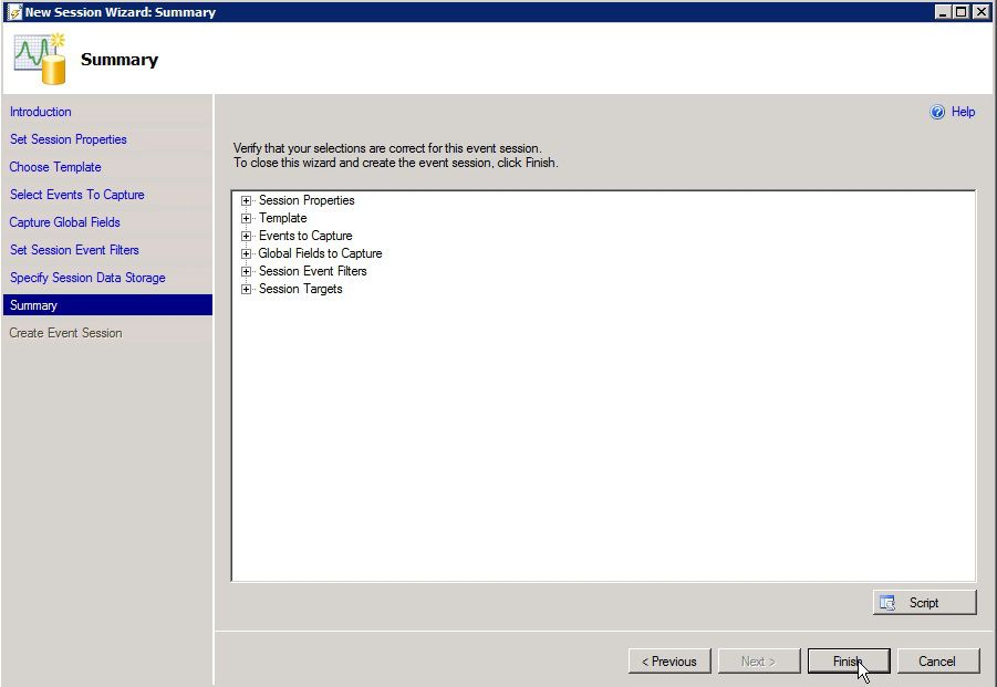 Résumé de la définition de la session